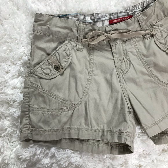 Jr’s Tan Drawstring Union Bay Shorts Size 3. EUC - Picture 2 of 8